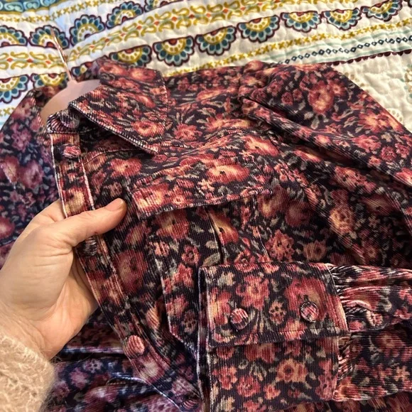 LoveShackFancy Ringley top blushing berries size 4 - Picture 4 of 9